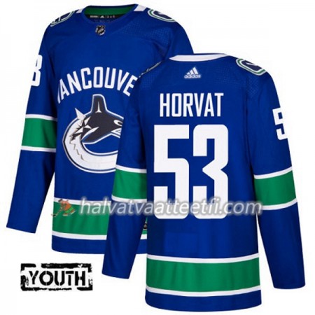 Lasten NHL Vancouver Canucks Pelipaita Bo Horvat 53 Adidas 2017-2018 Sininen Authentic Lasten NHL Vancouver Canucks Pelipaita Bo Horvat 53 Adidas 2017-2018 Sininen Authentic